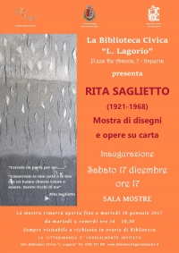 RITA SAGLIETTO (1921-1968) Mostra di disegni e opere su carta